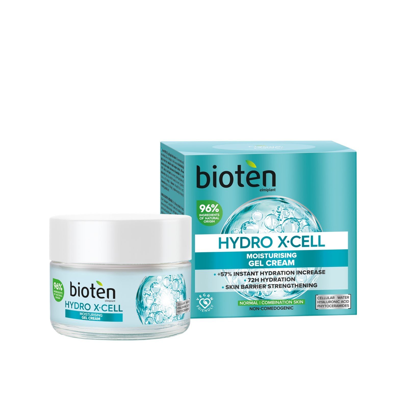 bioten Hydro X-Cell Moisturising Gel Cream 72H Hydration 50ml