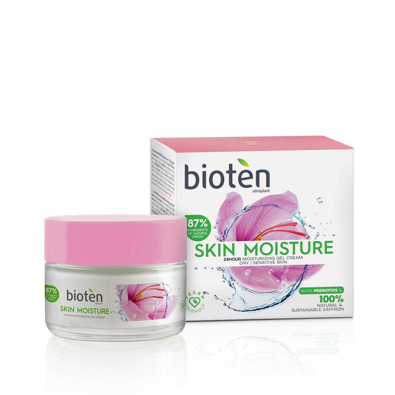 bioten Skin Moisture Face Gel Cream for Dry/Sensitive Skin 50ml (1.69fl oz)