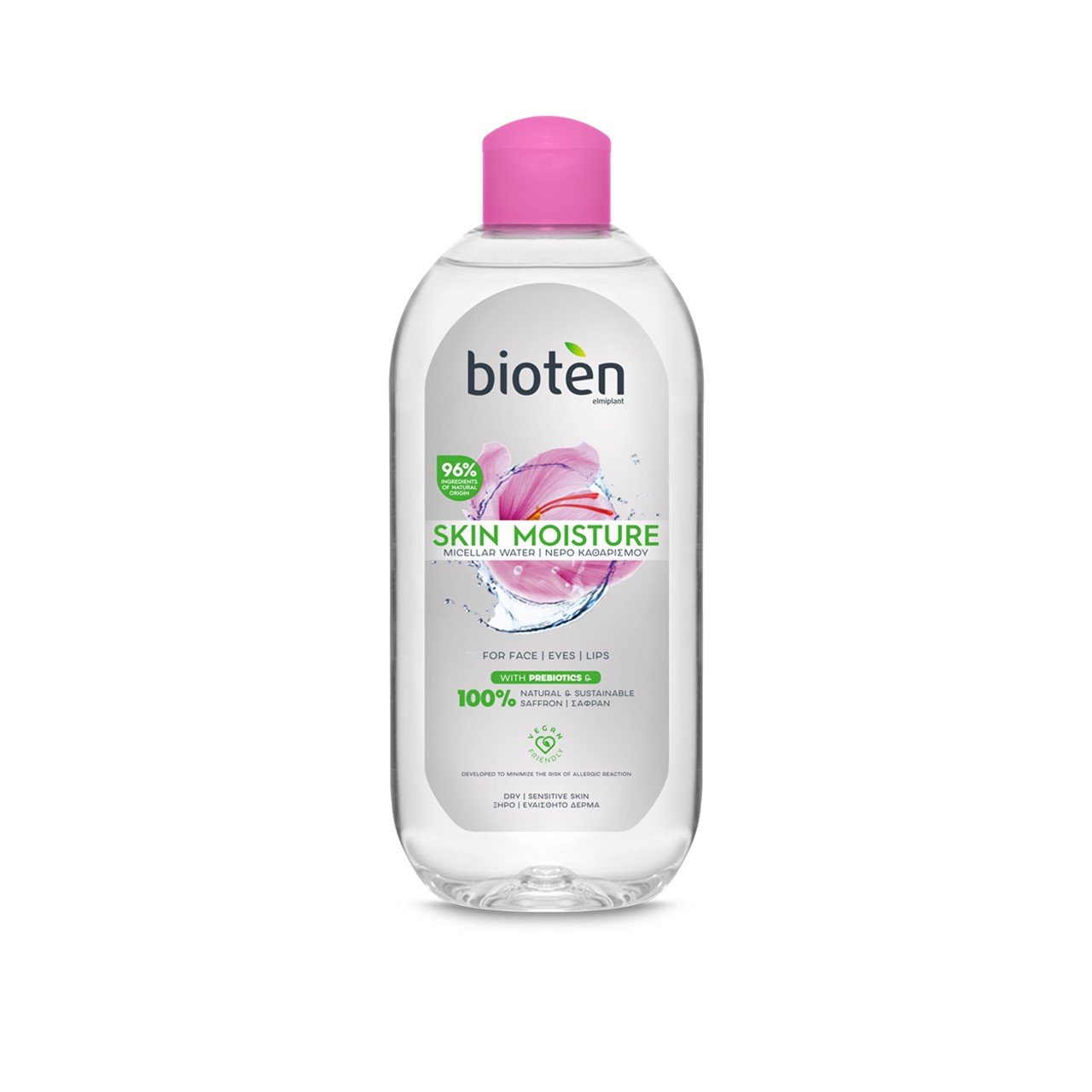 bioten Skin Moisture Micellar Water for Dry/Sensitive Skin 400ml (13.53floz)