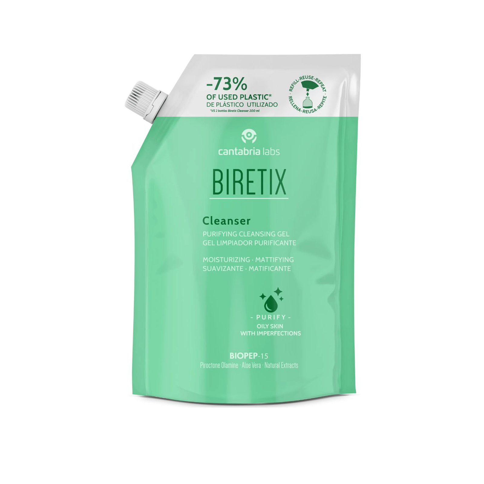 Biretix Cleanser Purifying Cleansing Gel Refill 400ml (13.52floz)