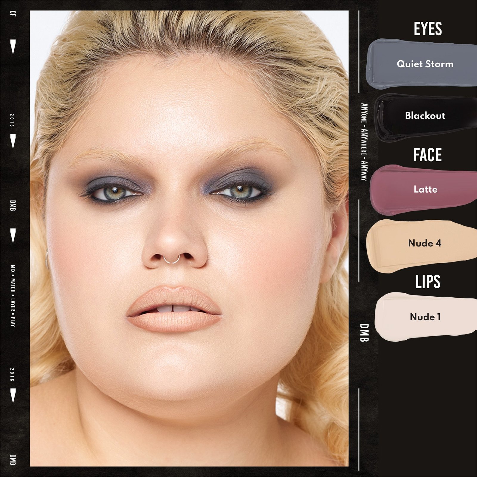 Danessa Myricks Beauty Colorfix Mattes Waterproof Matte Liquid Pigment Blackout 10ml