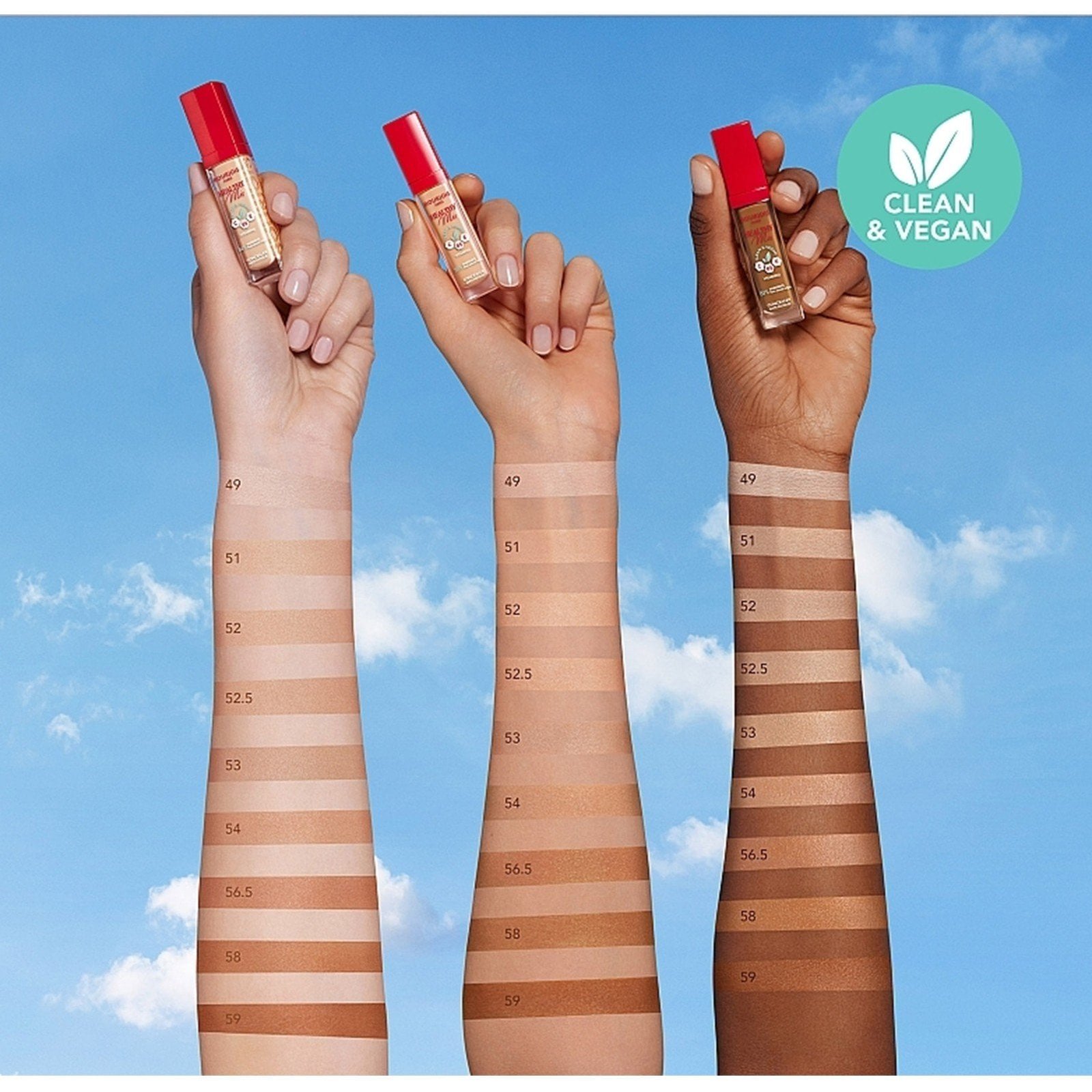 Bourjois Healthy Mix Clean & Vegan Concealer 53 Golden Beige 6ml (0.20floz)