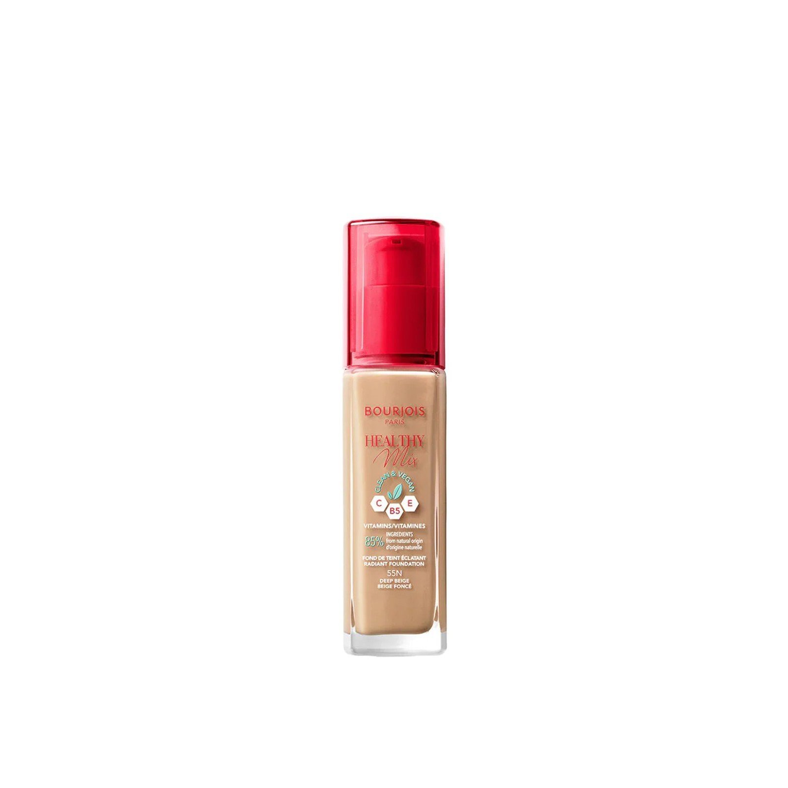 Bourjois Healthy Mix Radiant Foundation 55N Deep Beige 30ml