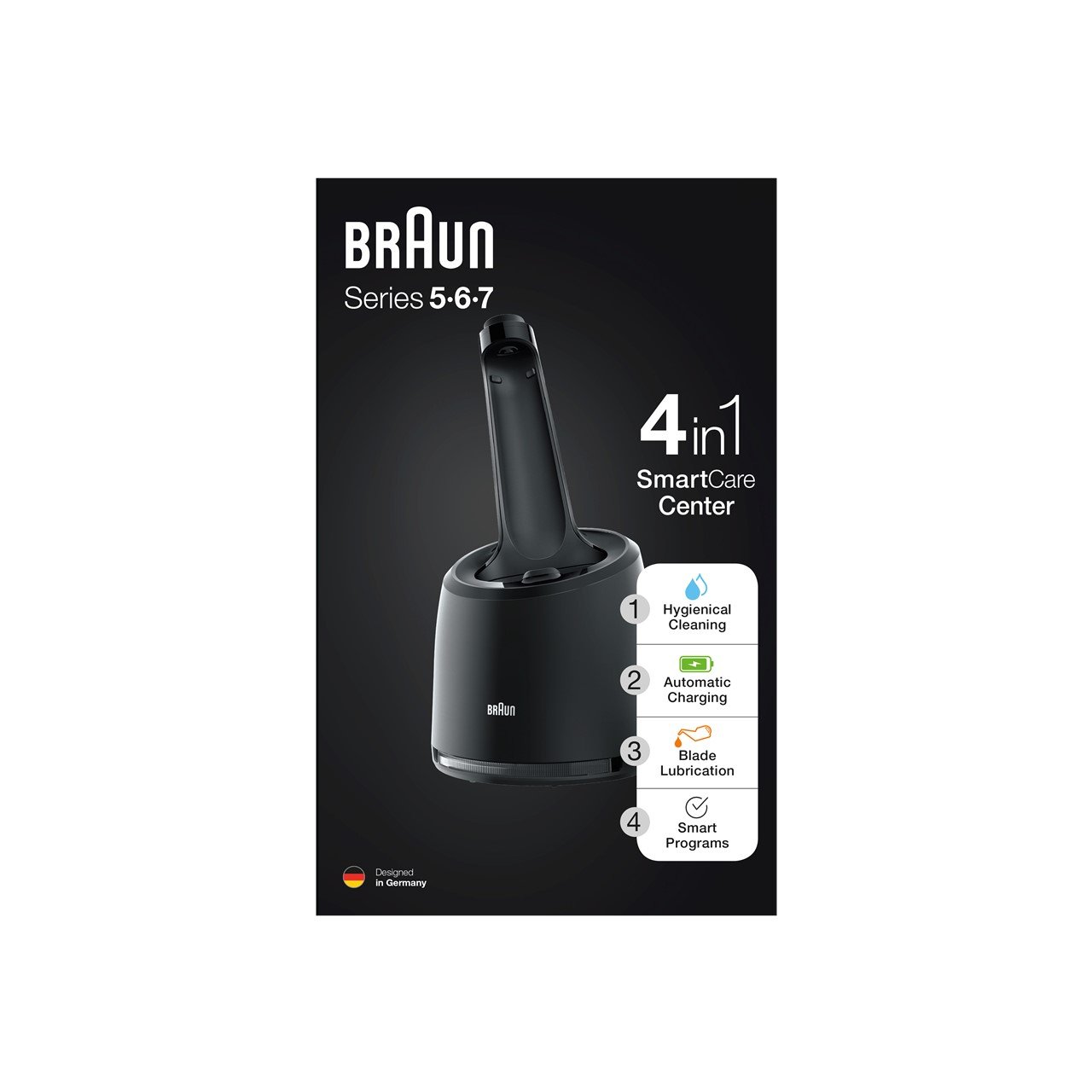 Braun 4 In 1 SmartCare Center In Black CLEANCHARGE