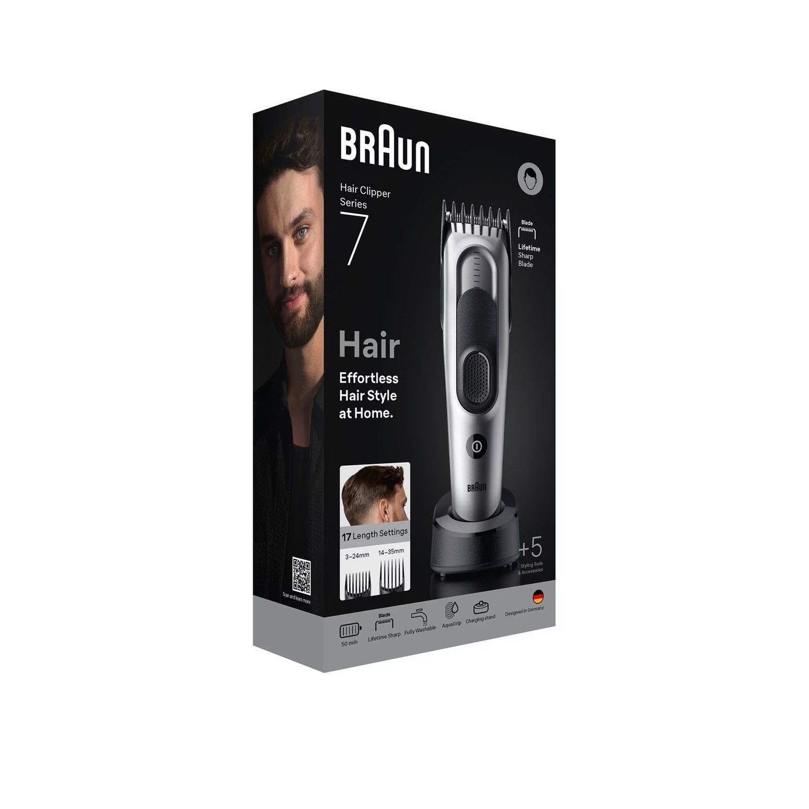 Braun Hair Clipper Series 7 Trimmer Styling Kit HC7590