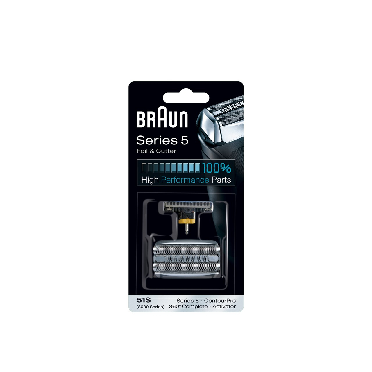 Braun Series 5 Electric Shaver Replacement Foil & Cutter 51S