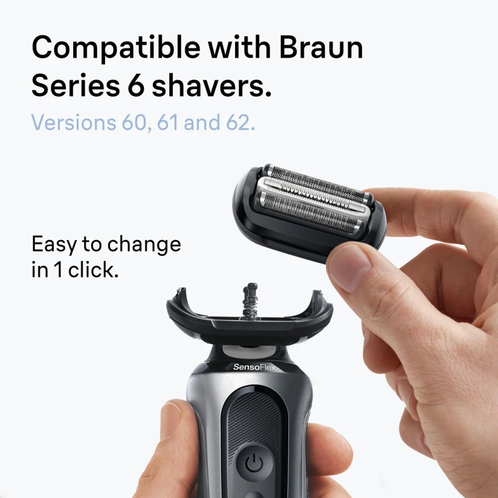 Braun Series 6 Cabezal De Recambio Para Afeitadora Eléctrica 64B