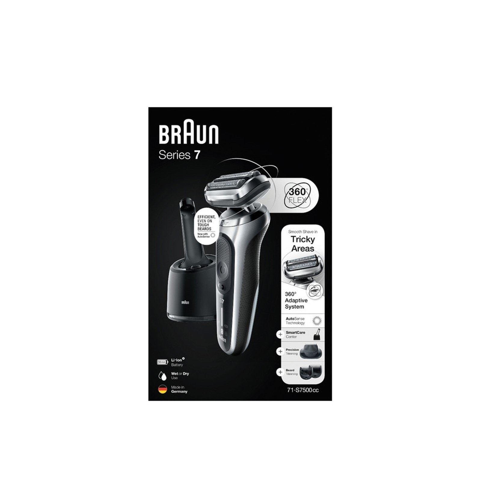 Kaufen Braun Series 7 360 Flex Electric Shaver 71 S7500 CC · Deutschland
