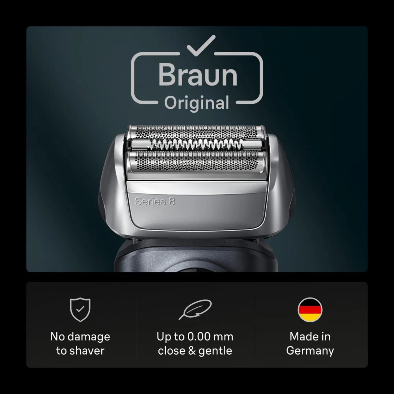 Braun Series 8 Electric Shaver Replacement Head 83M