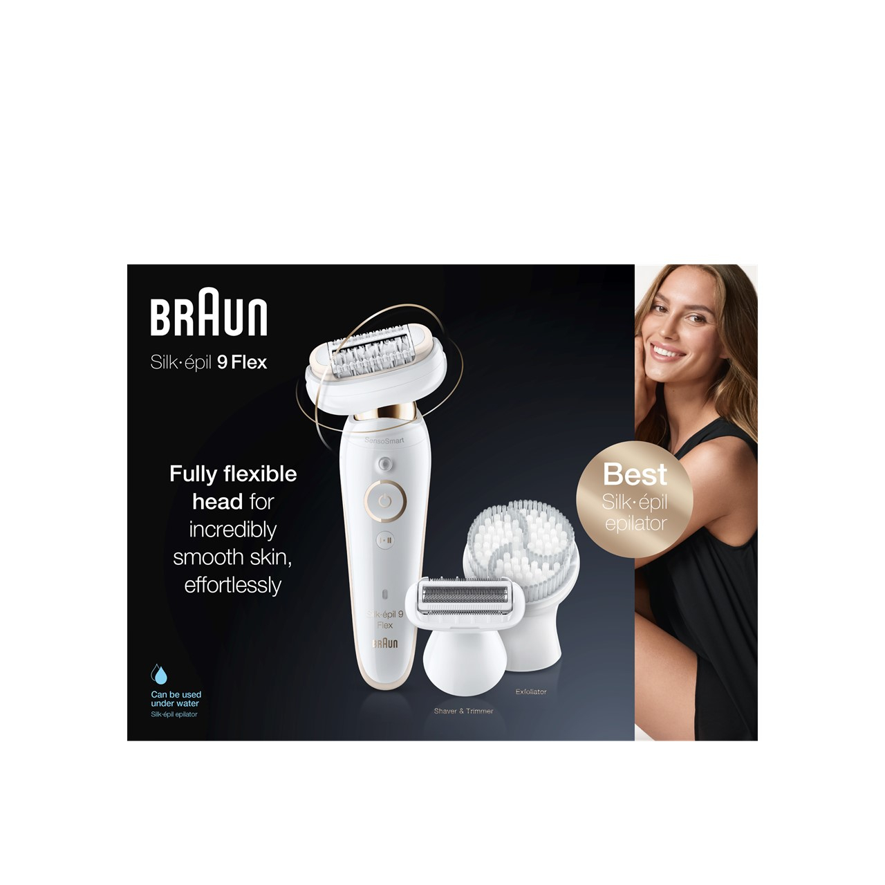 Buy Braun Silk-Épil 9 Flex 9030 Epilator White/Gold · Canada