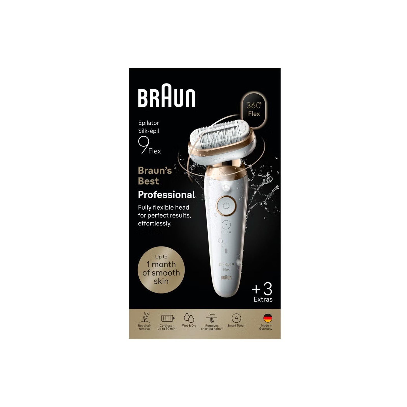 Braun Silk-Épil 9 Flex Epilator SES9-030-3D