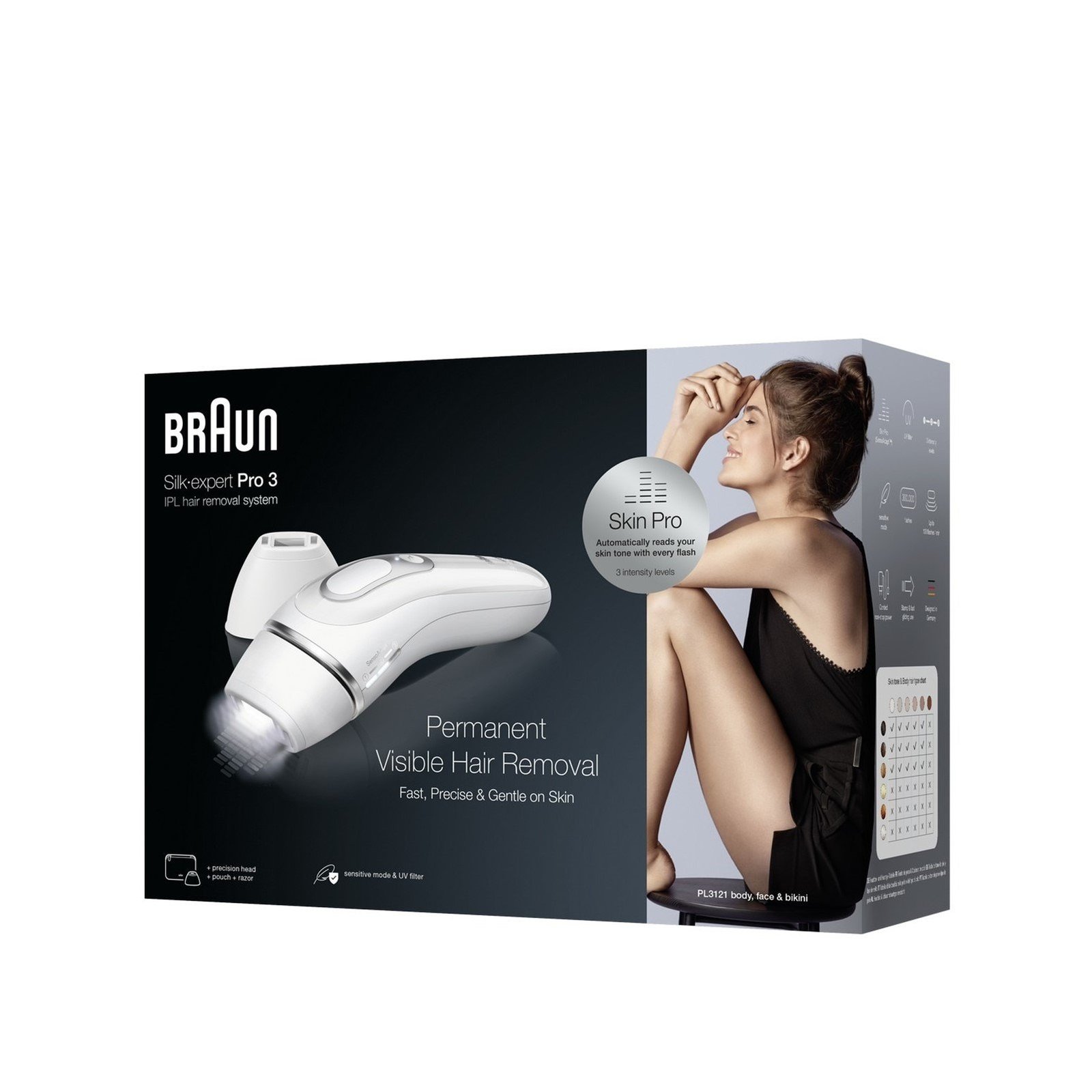 Buy Braun Silk-Expert Pro 3 IPL Hair Removal System PL3121 · USA