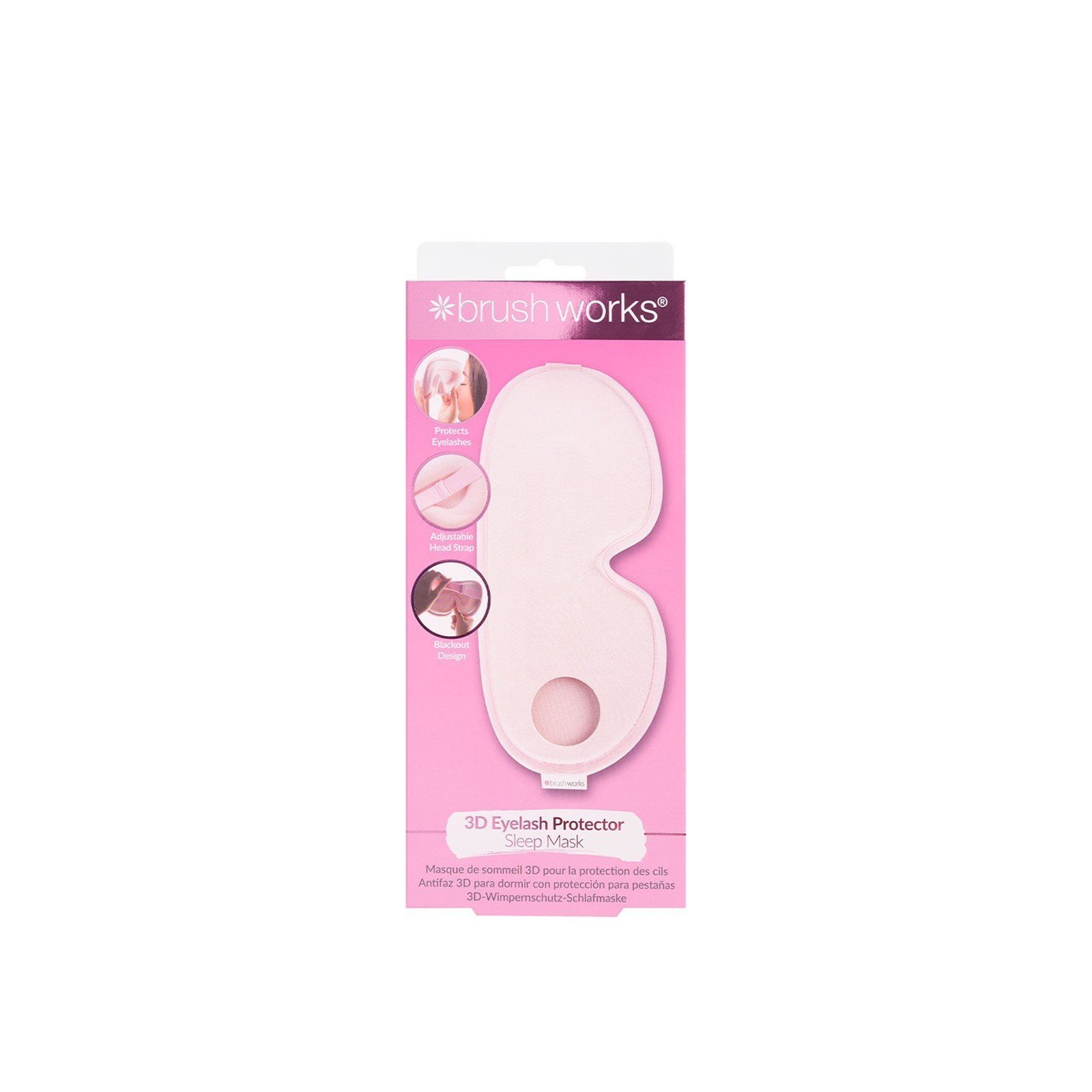 Brushworks 3D Eyelash Protector Sleep Mask