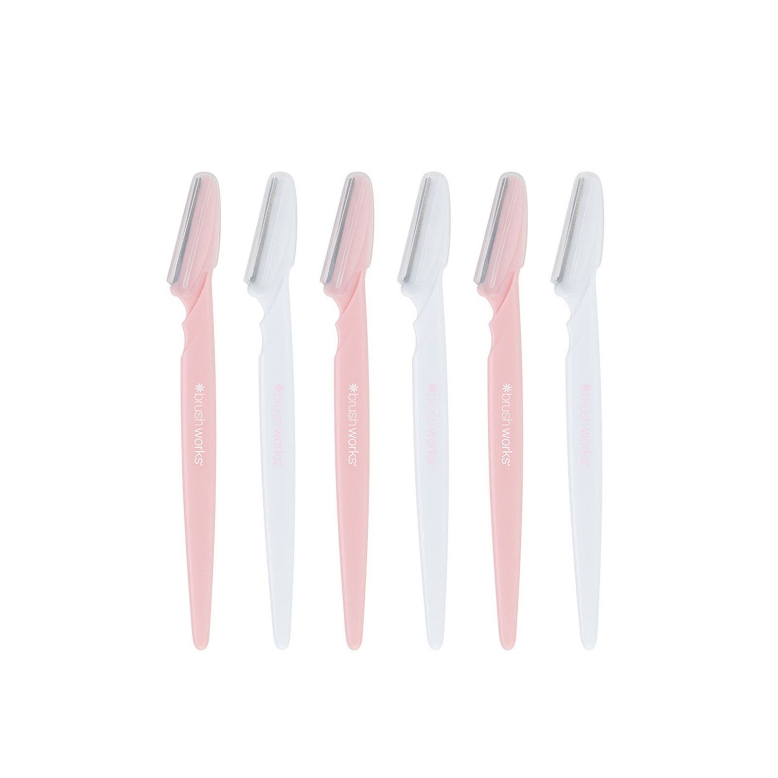 Brushworks Angled Dermaplaners x6