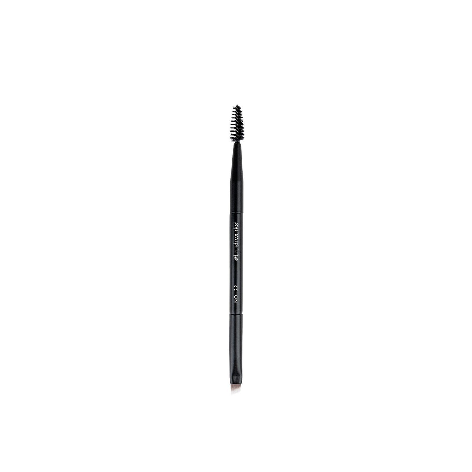 Brushworks Double Ended Brow Brush and Spoolie No. 22