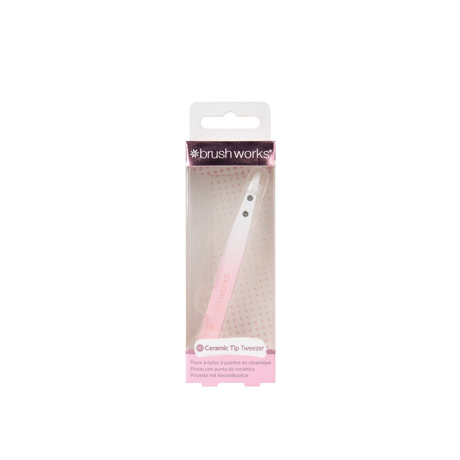 Brushworks HD Ceramic Tip Tweezer