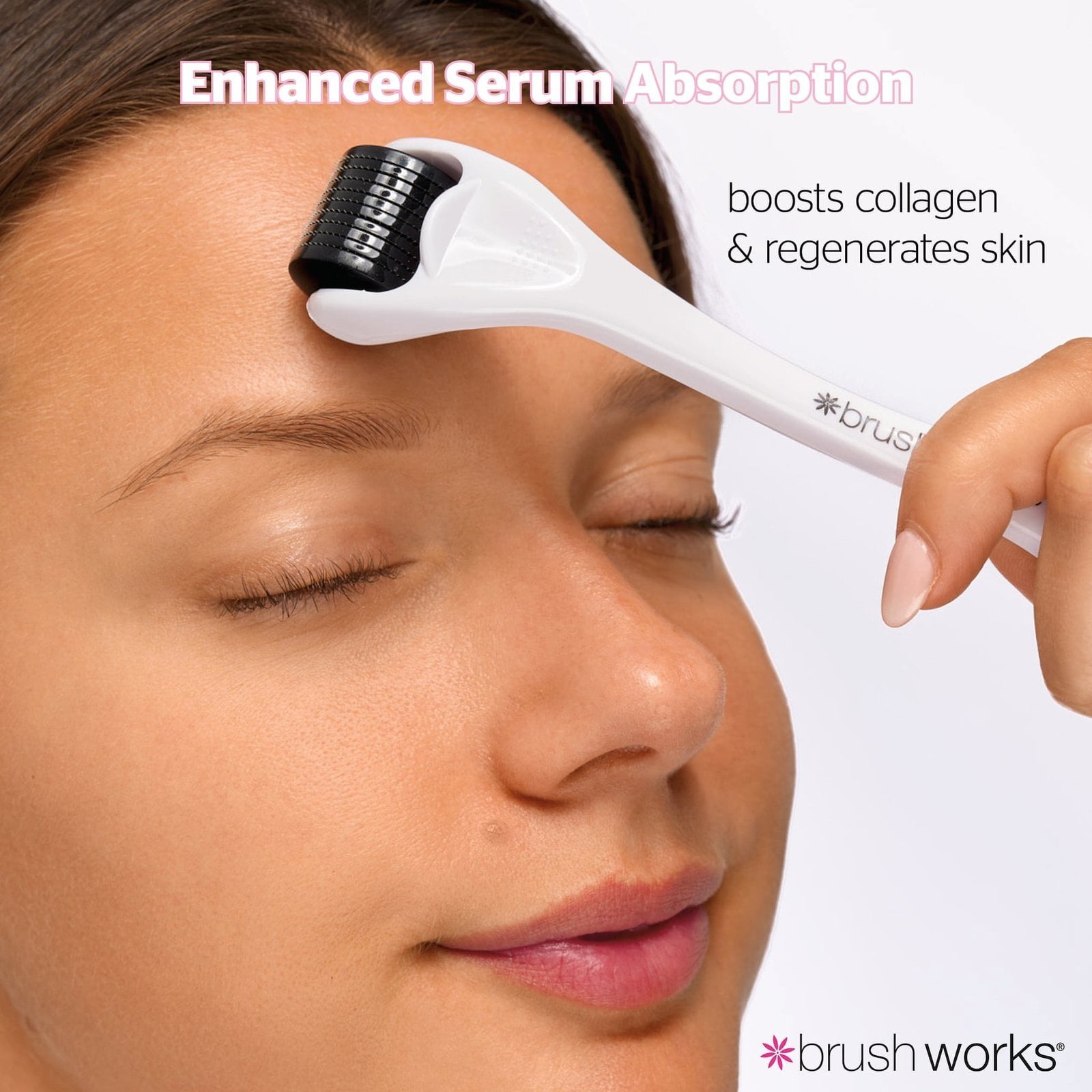Brushworks Micro Needle Derma Roller 0.5mm