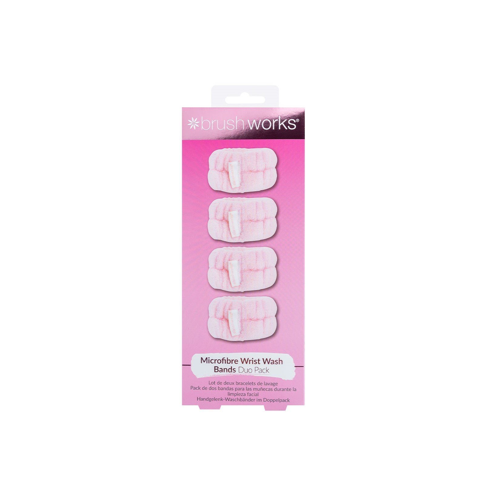 Brushworks Microfibre Wrist Wash Bands Duo Pack