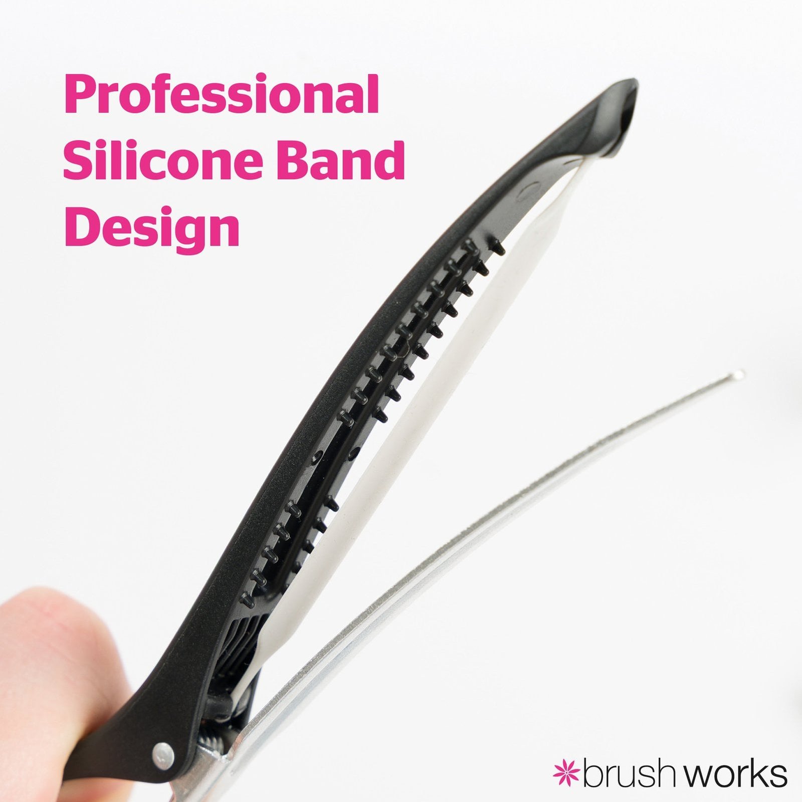 Brushworks No Crease Sectioning Hair Clips x6