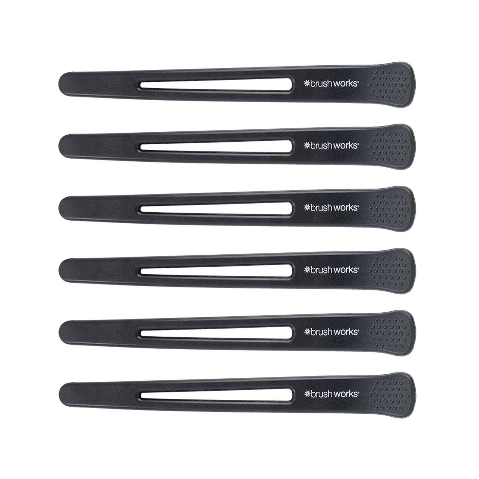 Brushworks No Crease Sectioning Hair Clips x6