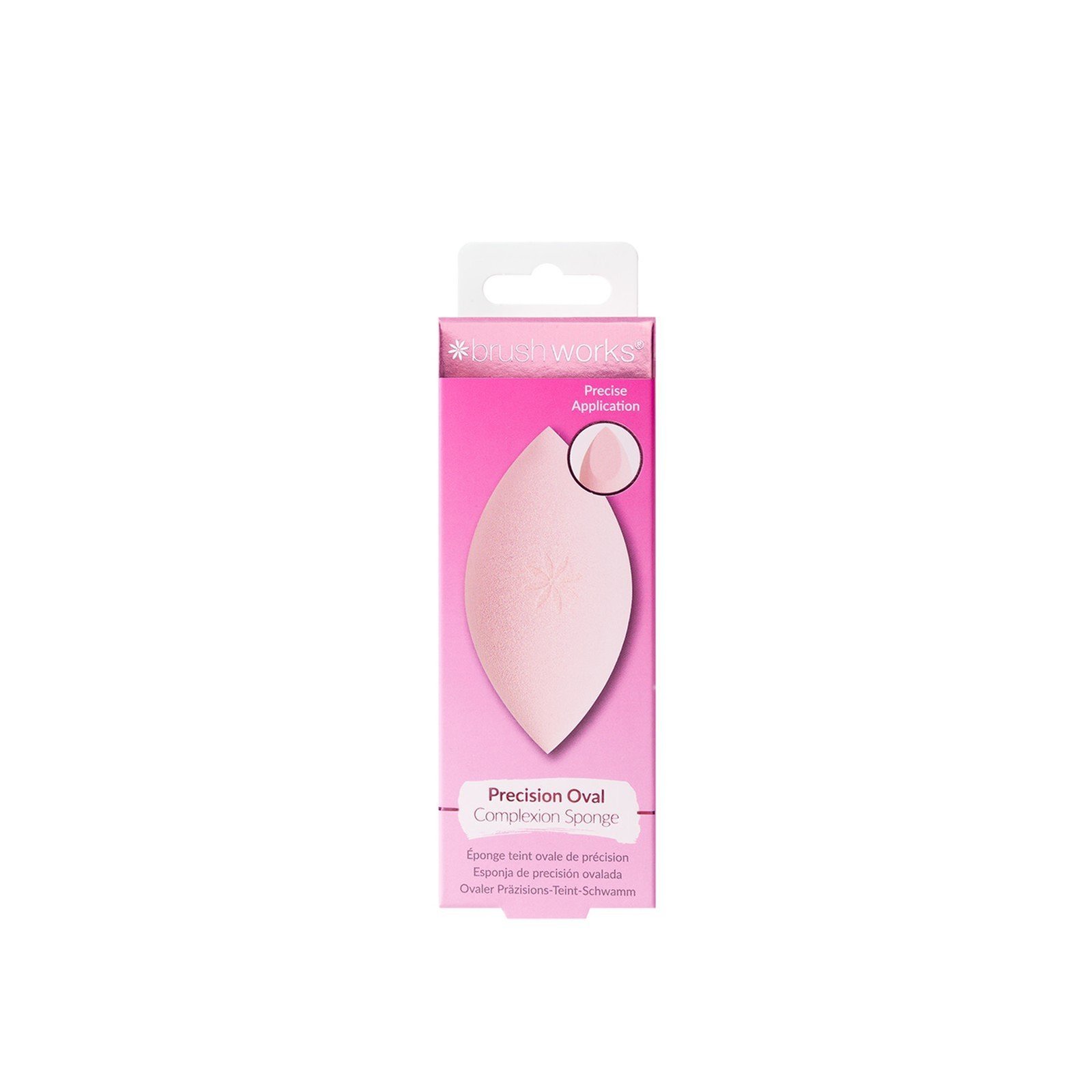 Brushworks Precision Oval Complexion Sponge