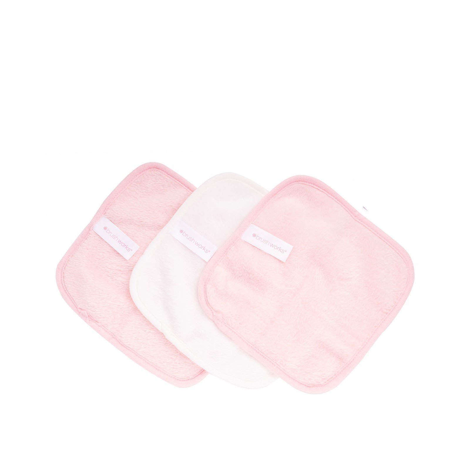 Brushworks Reusable Makeup Remover Cloths x3