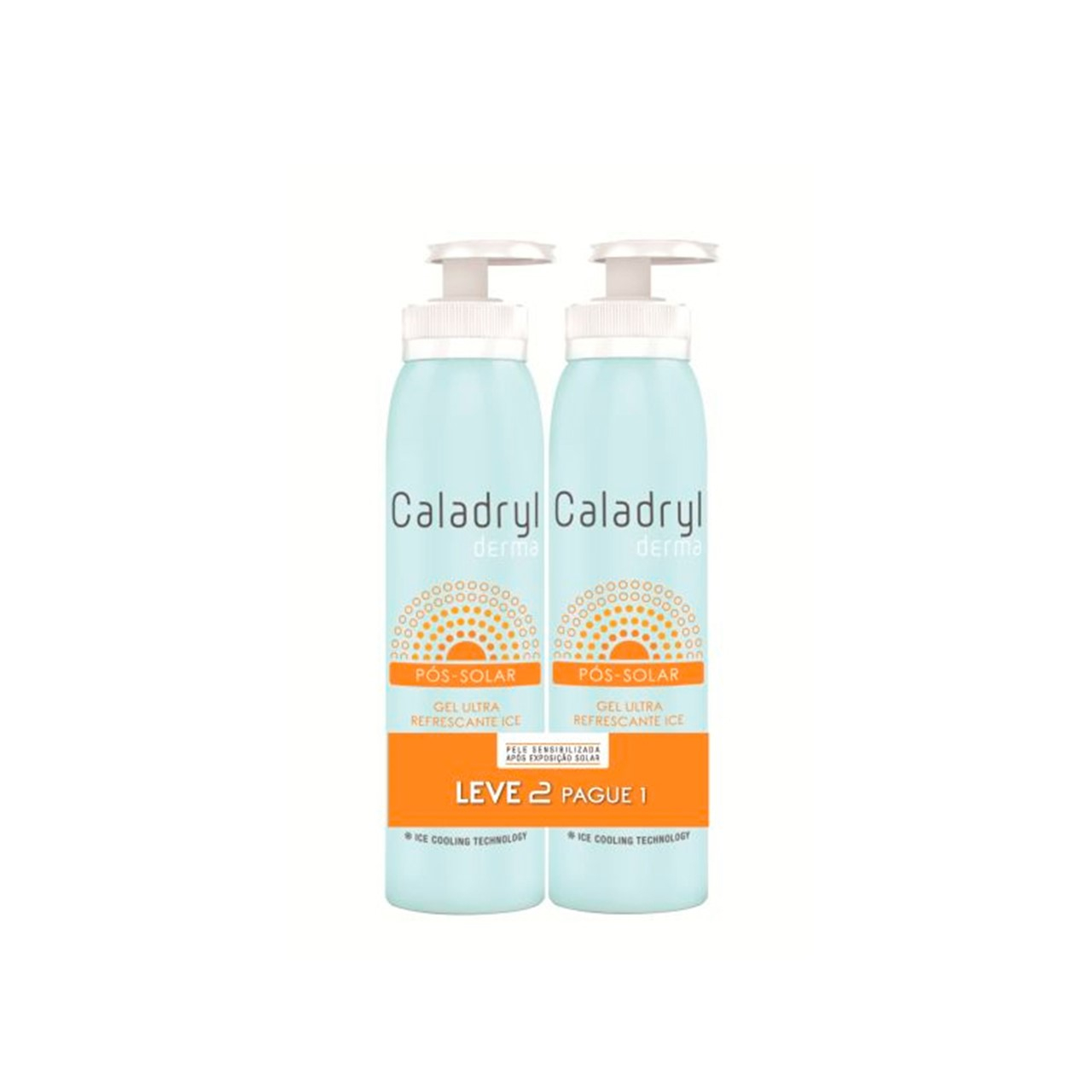 Caladryl Derma After-Sun Ultra Refreshing Ice Gel 150ml x2