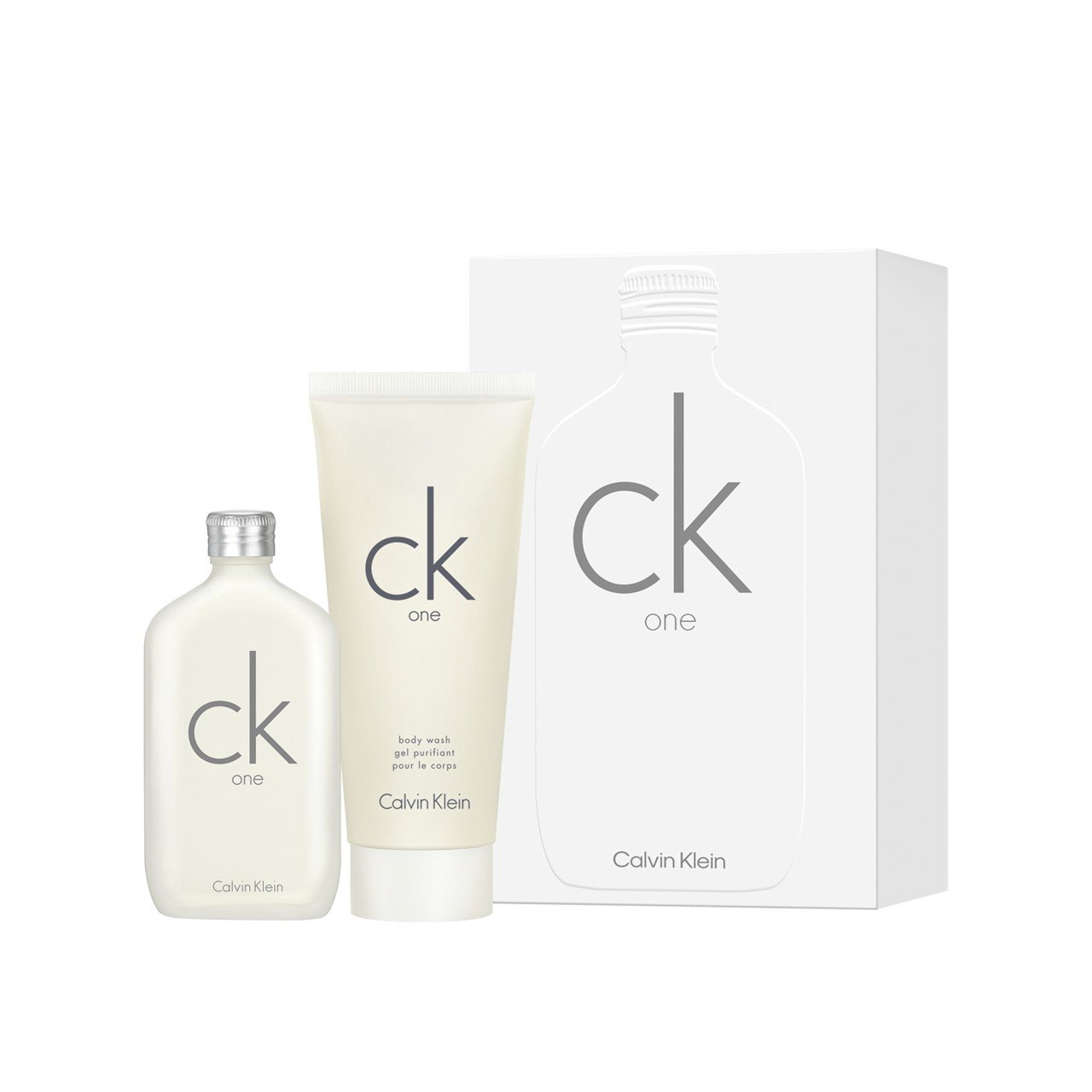 Calvin Klein CK One Eau de Toilette 50ml + Body Wash 100ml (1.7+3.38fl oz)