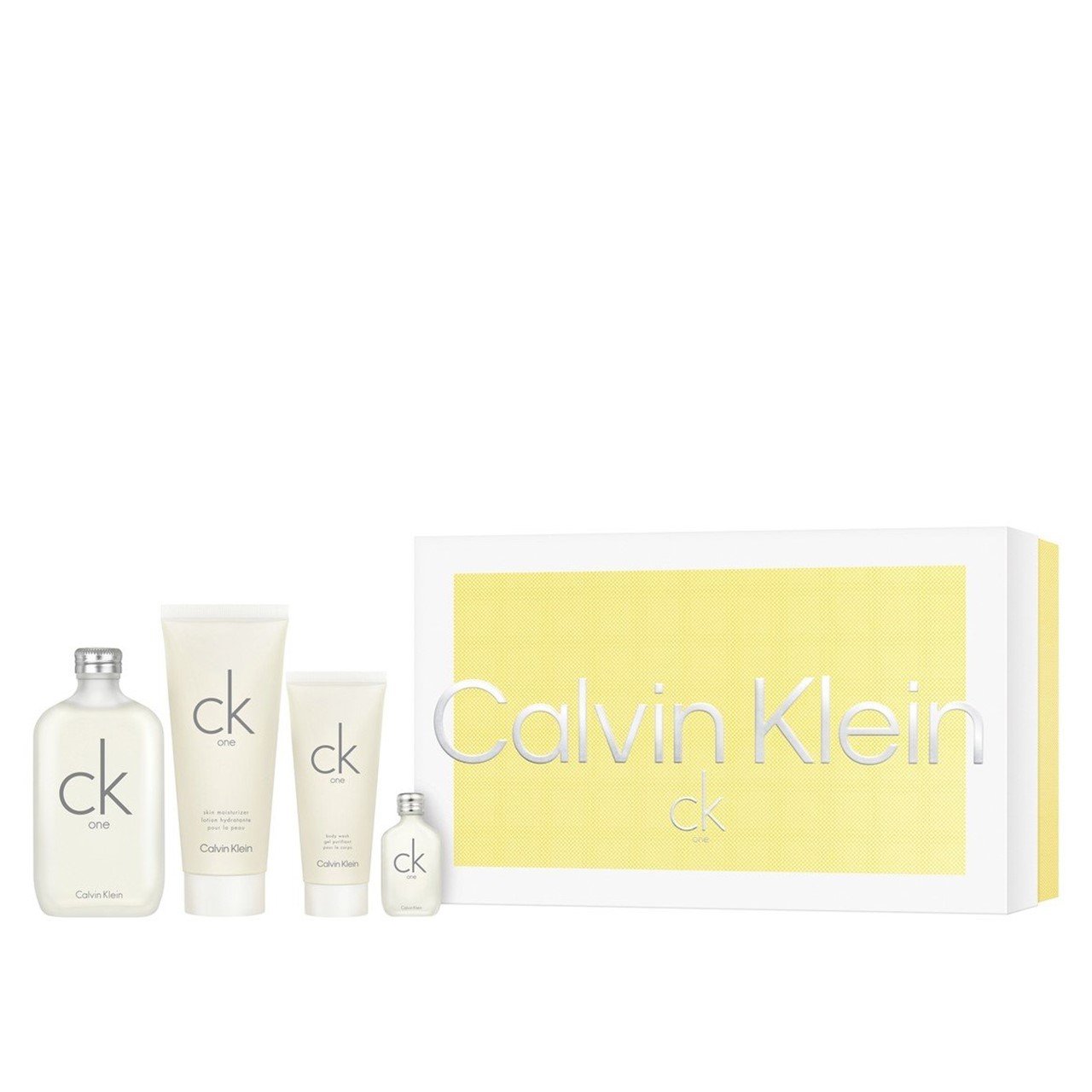 Kit Calvin Klein CK One Eau de Toilette Compartilhável 200ml + 50ml -  essentialparfums