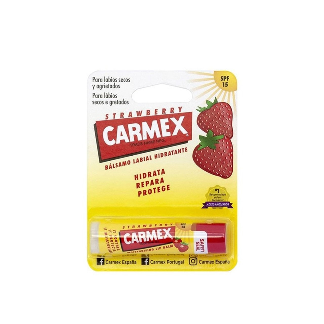 Carmex Moisturizing Lip Balm Strawberry SPF15 4.25g (0.15oz)