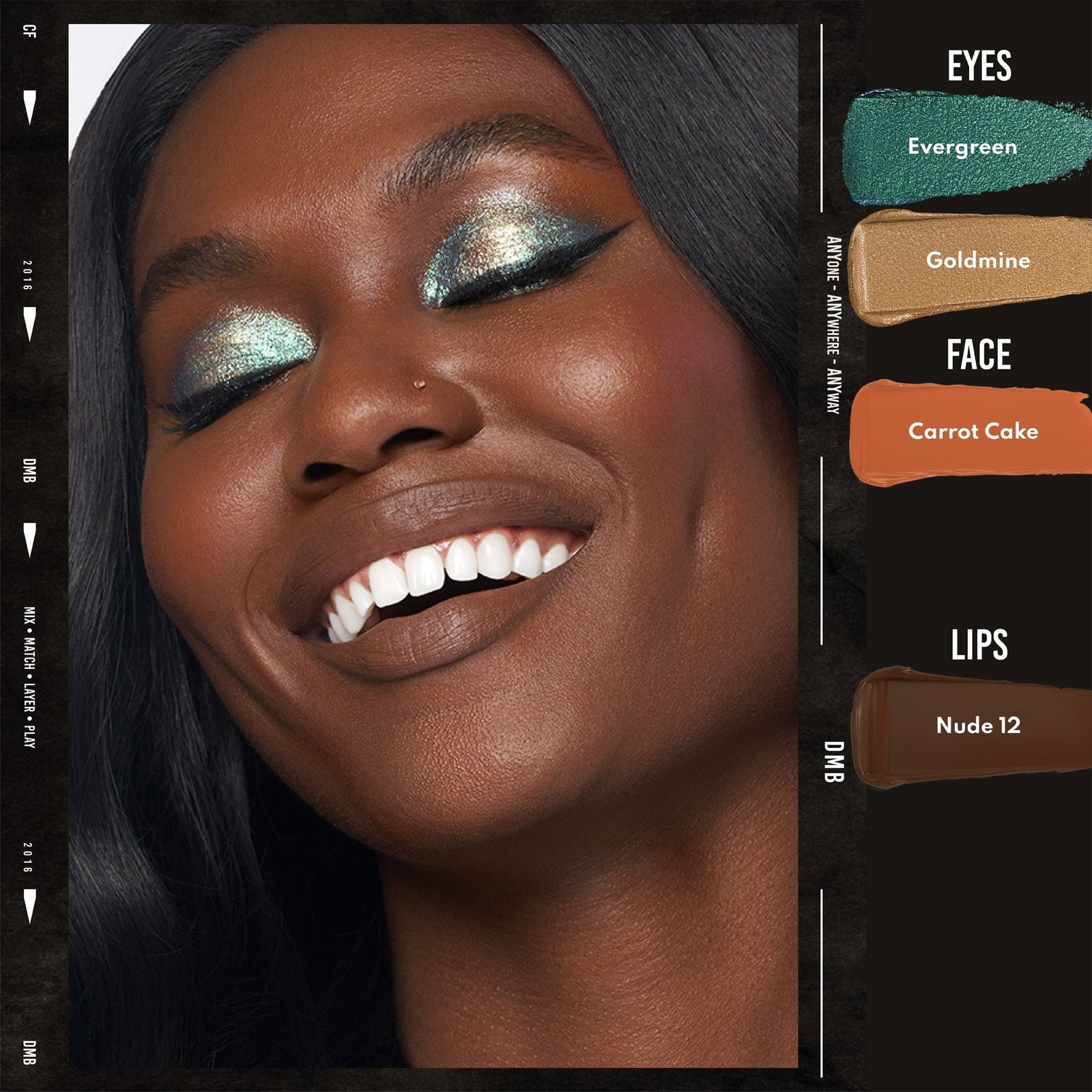 Danessa Myricks Beauty Colorfix Mattes Waterproof Matte Liquid Pigment Carrot Cake 10ml