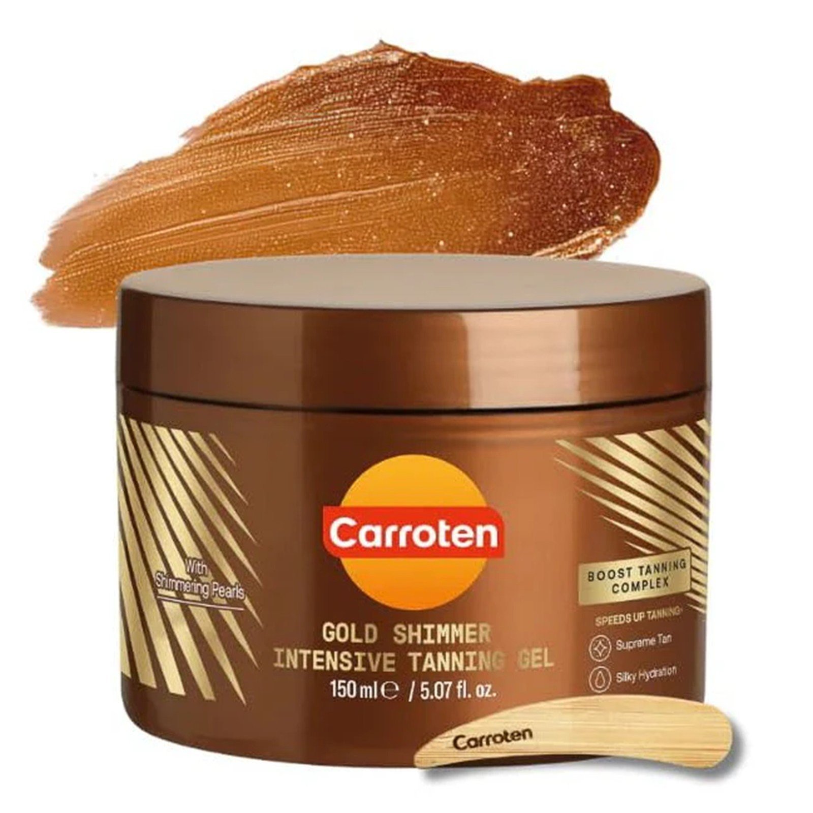 Carroten Gold Shimmer Intensive Tanning Gel 150ml (5.07floz)