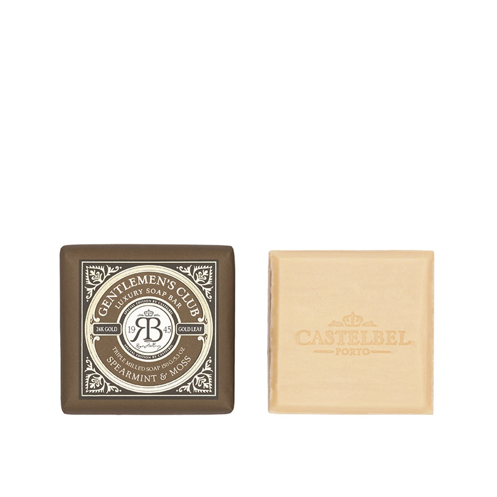 Castelbel Gentlemen's Club Spearmint & Moss Soap Bar 150g (5.3 oz)