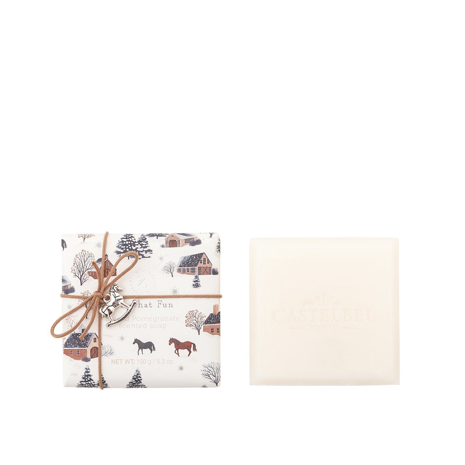 Castelbel Oh What Fun Spiced Pomegranate Soap Bar 150g