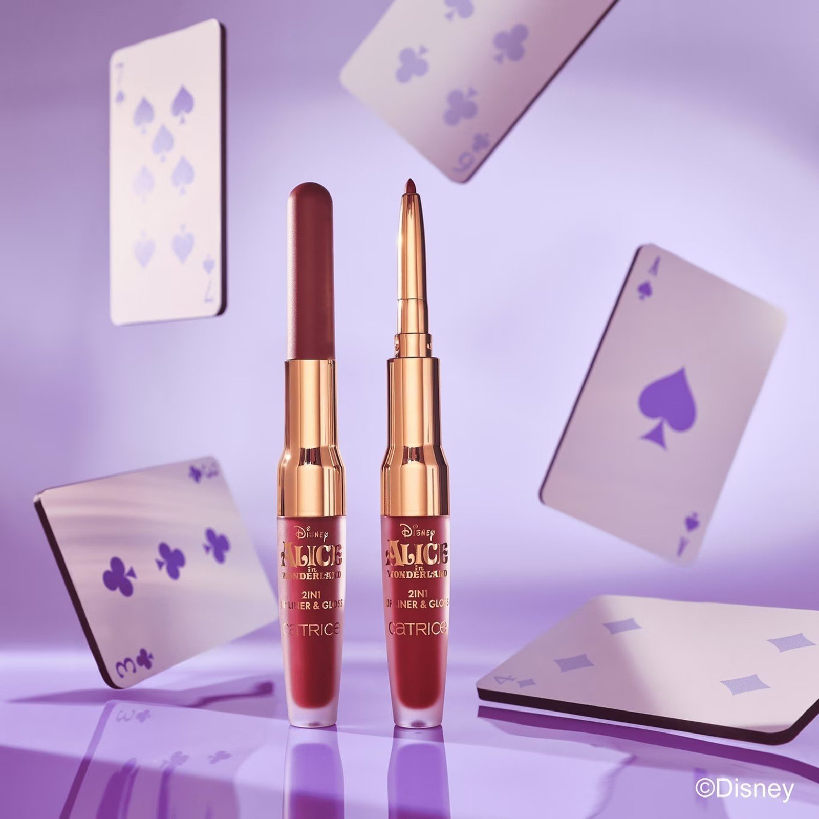 Catrice Disney Alice in Wonderland 2-In-1 Lip Liner & Gloss C02 Always Curious 1.77g