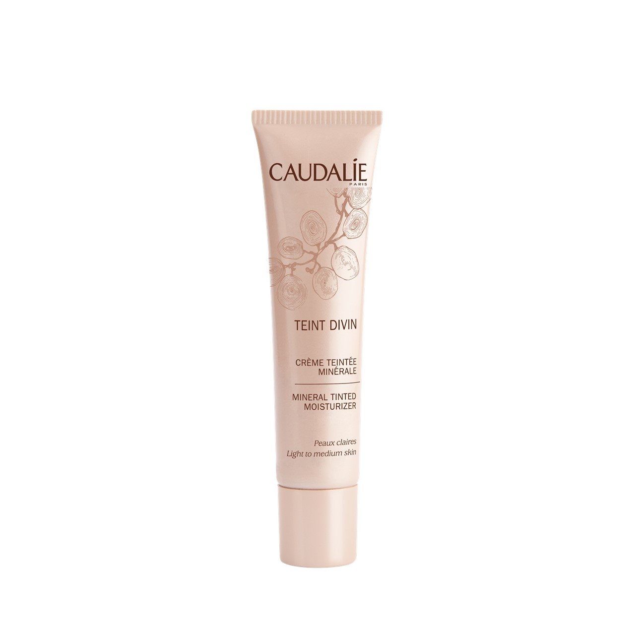 Caudalie Teint Divin Mineral Tinted Moisturizer Light Skin 30ml