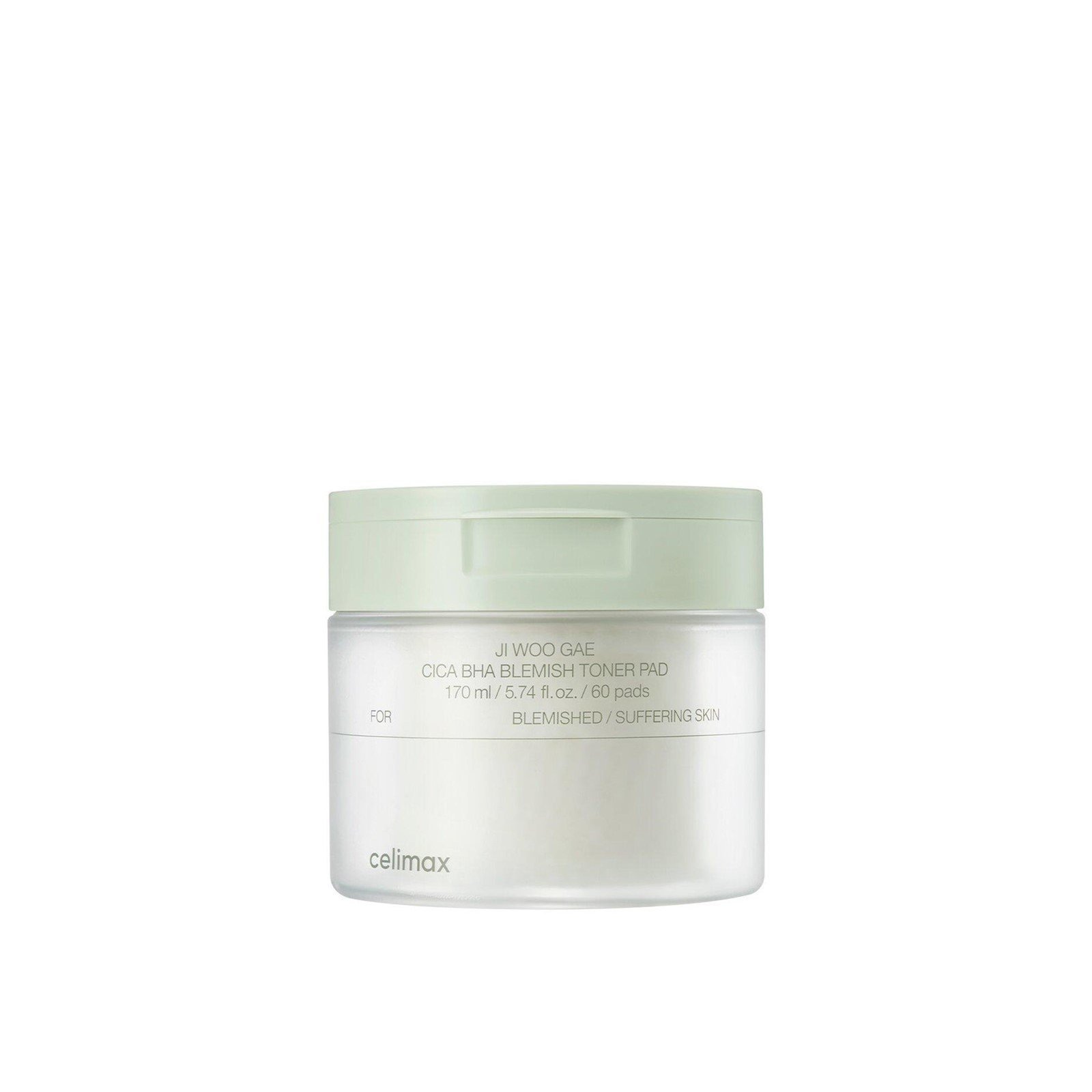 celimax Ji Woo Gae Cica BHA Blemish Toner Pads x60
