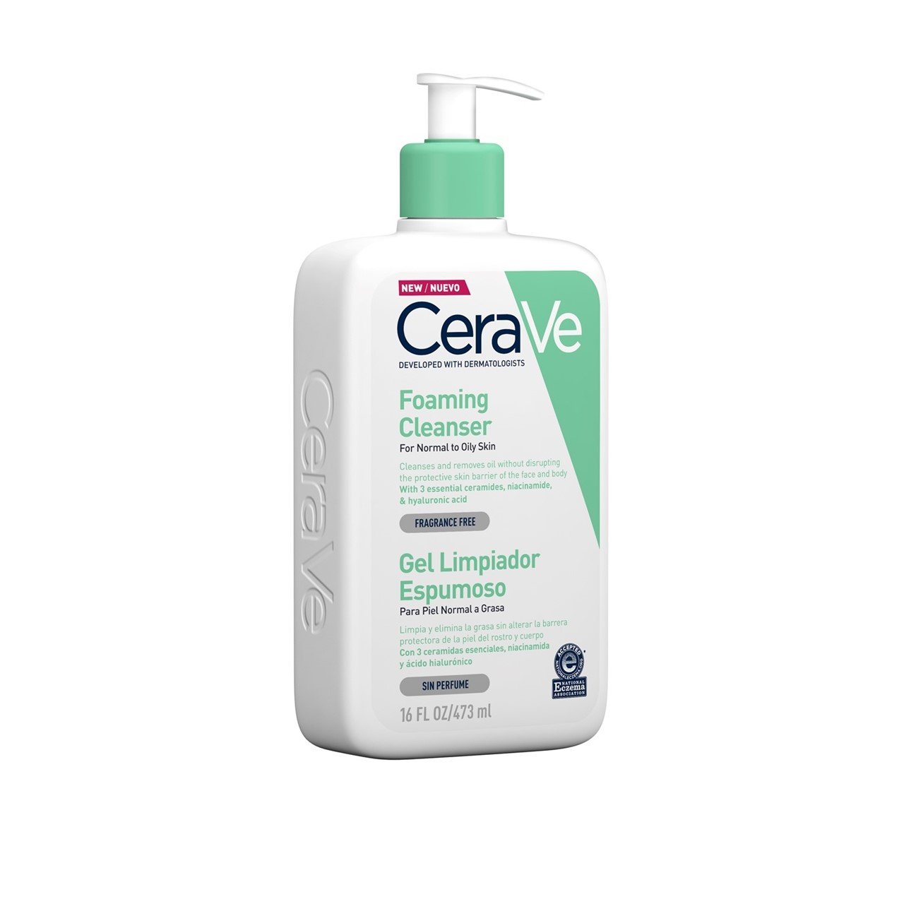 CeraVe Foaming Cleanser Normal to Oily Skin 473ml (15.99floz)