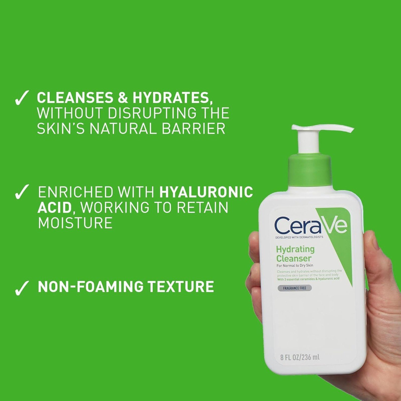 CeraVe Hydrating Cleanser Normal to Dry Skin 473ml