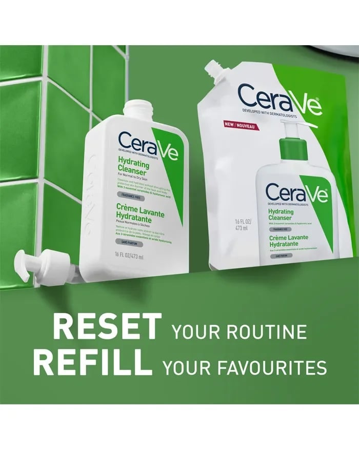 CeraVe Limpiador Hidratante Piel Normal a Seca Recambio 473ml