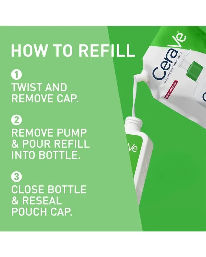 CeraVe Limpiador Hidratante Piel Normal a Seca Recambio 473ml
