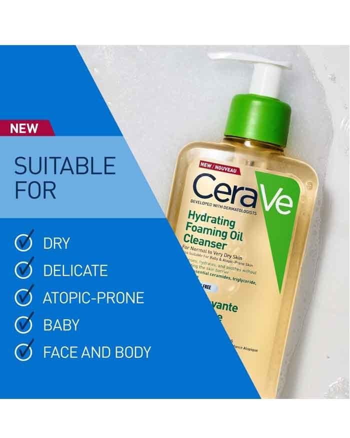 CeraVe Hidratant Foaming Ulei Produs de Curățare 473ml