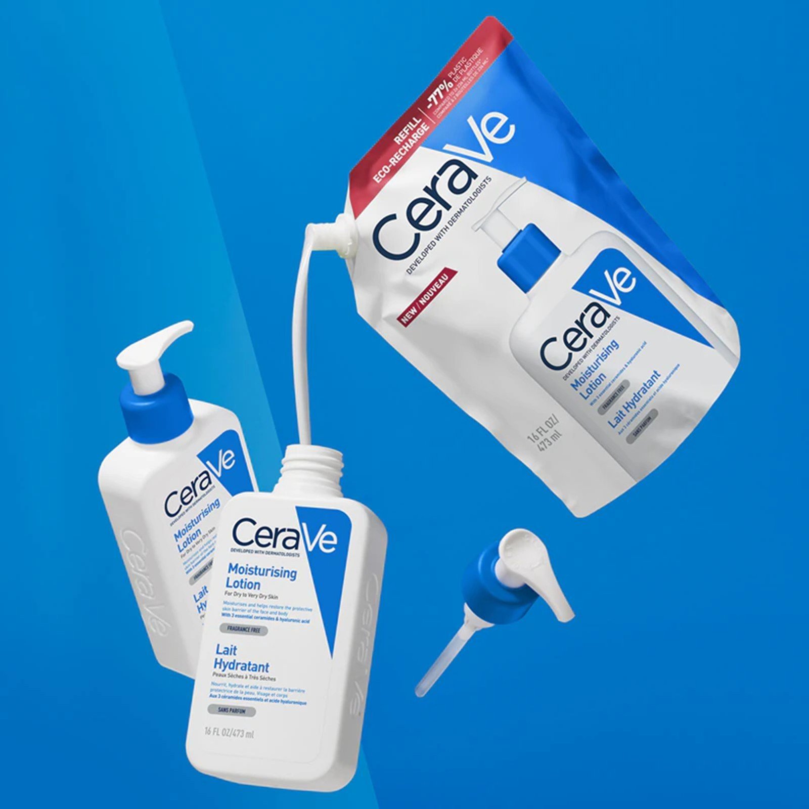 CeraVe Moisturizing Lotion Dry to Very Dry Skin Eco-Refill 473ml