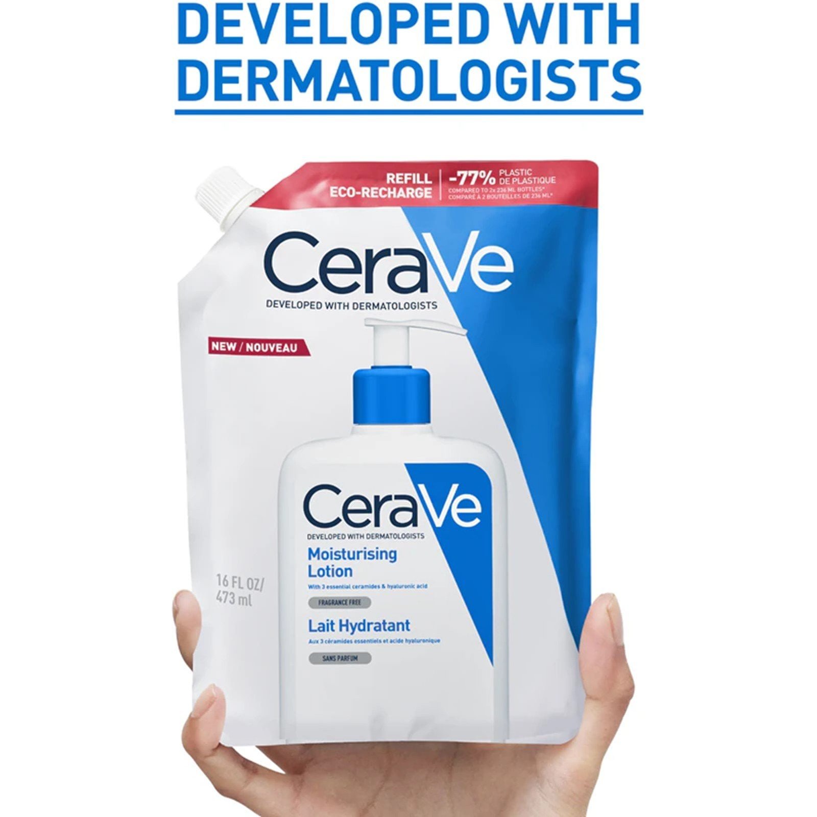 CeraVe Moisturizing Lotion Dry to Very Dry Skin Eco-Refill 473ml