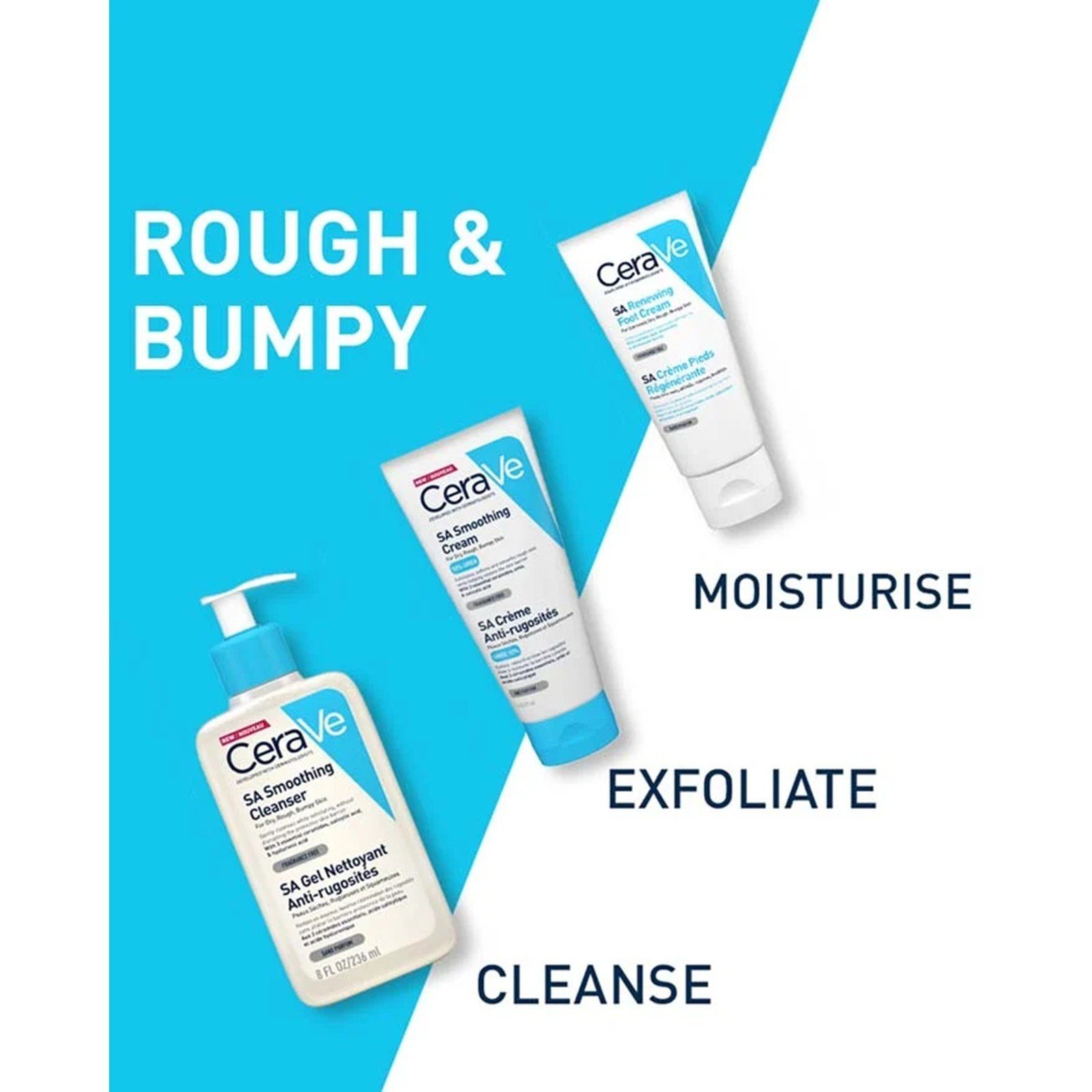 CeraVe SA Smoothing Cleanser Bumpy Skin 473ml (15.99floz)
