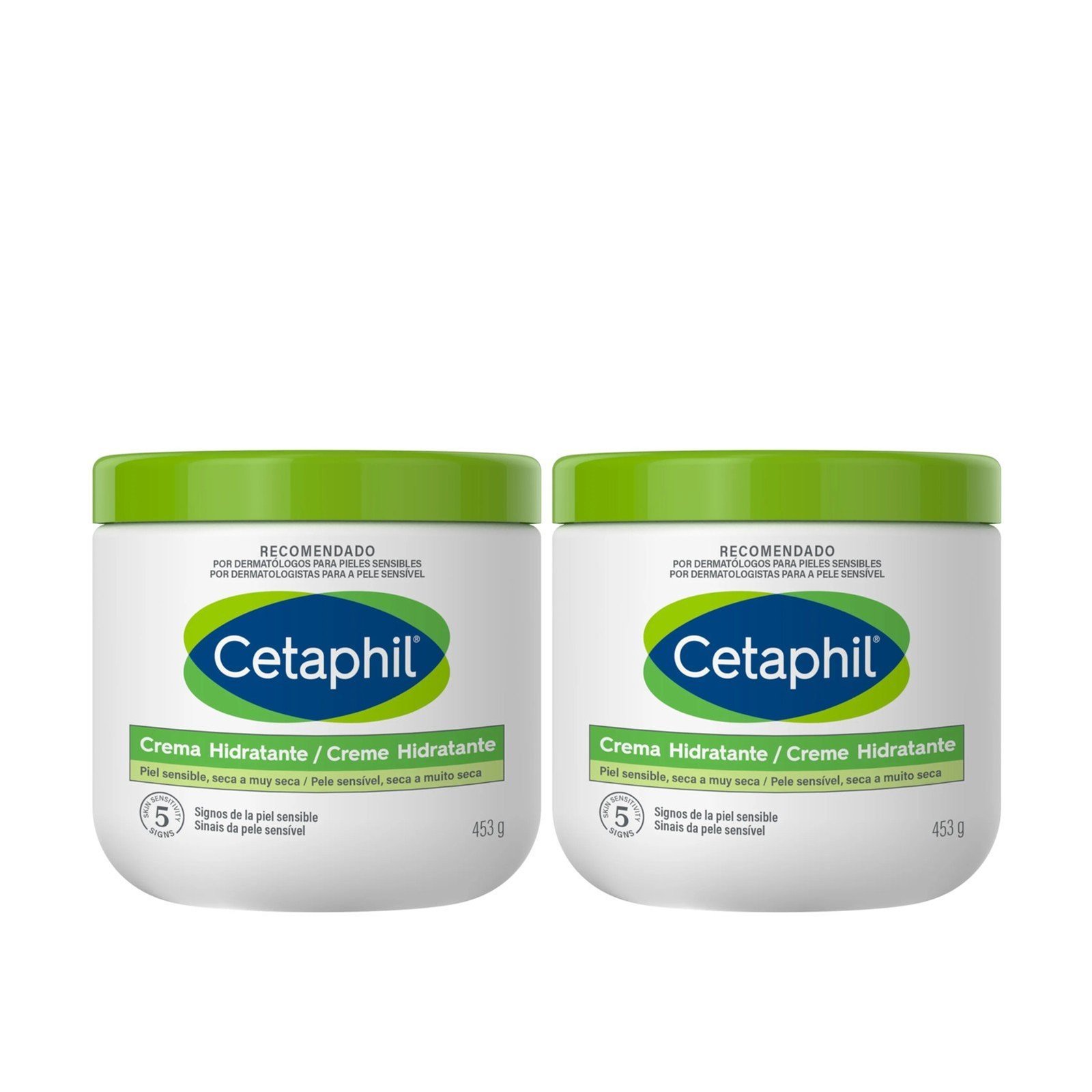 Cetaphil Moisturizing Cream Dry & Sensitive Skin Fragrance-Free 453gx2