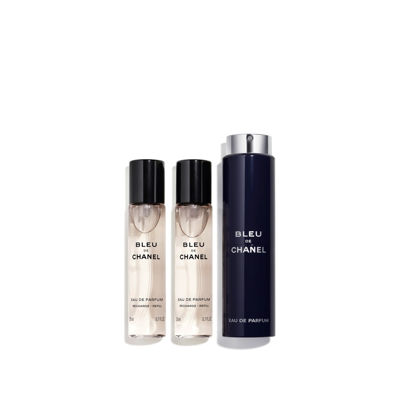 CHANEL Bleu de Chanel Eau de Parfum Pour Homme Twist & Spray 3x20ml (3x0.7fl oz)
