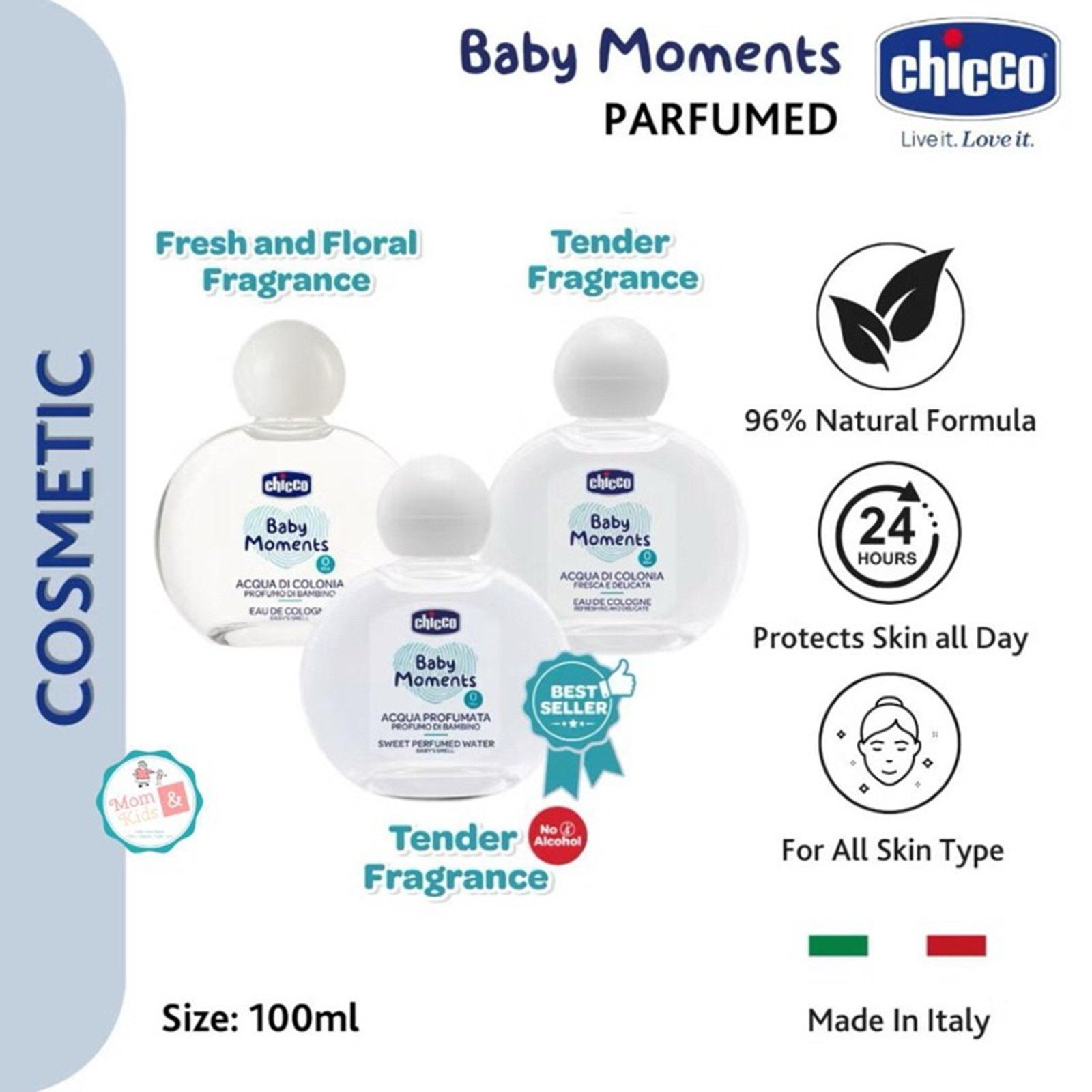 Chicco Baby Moments Sweet Perfumed Water 0m+ 100ml