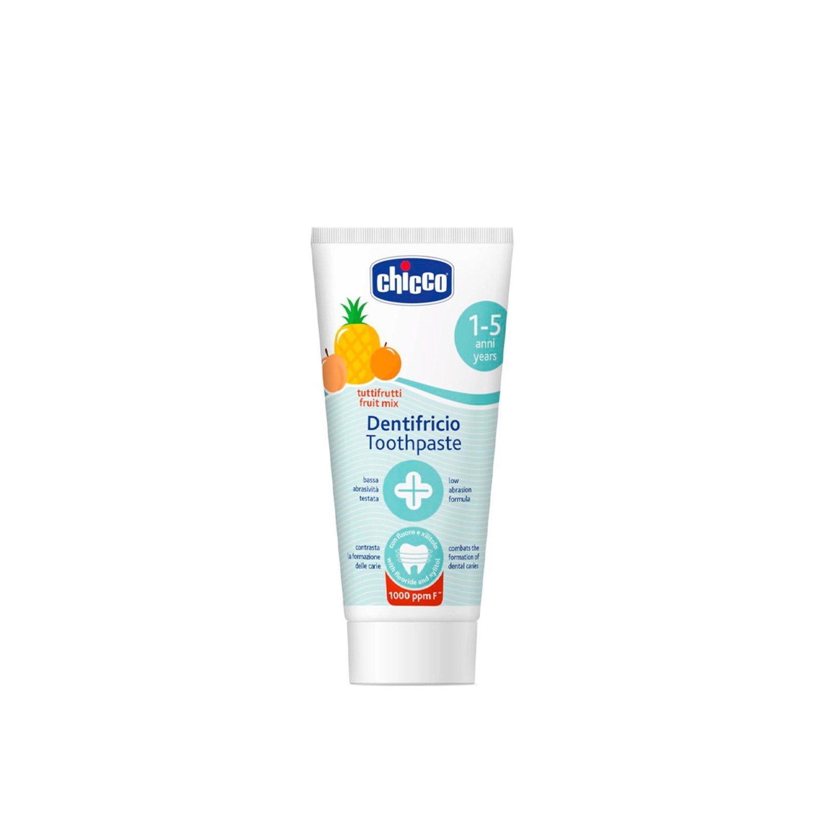 Chicco Fruit Mix Toothpaste 1-5 Years 50ml (1.69 fl oz)