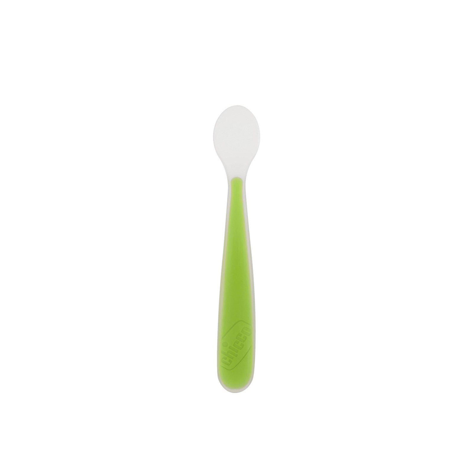 Chicco Mix & Match Softly Silicone Spoon 6m+ Green x1